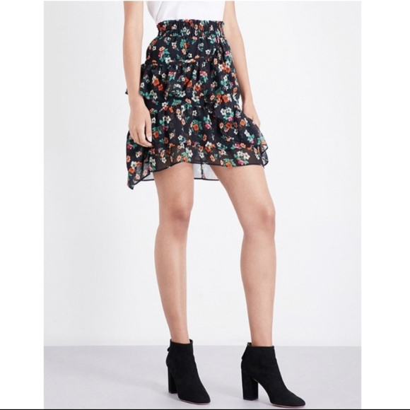 MAJE - Jolanti Floral Print Skirt - Picture 1 of 9